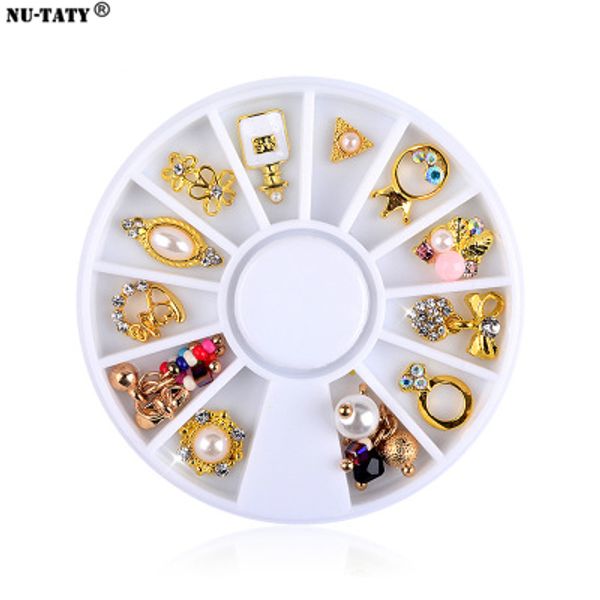 nu-taty nail carousel jewelry alloy jewelry metal disc bow pearl 12 pack tools nail sticker, Silver;gold
nu-taty nail carousel jewelry alloy jewelry metal disc bow pearl 12 pack tools nail sticker, Silver;gold