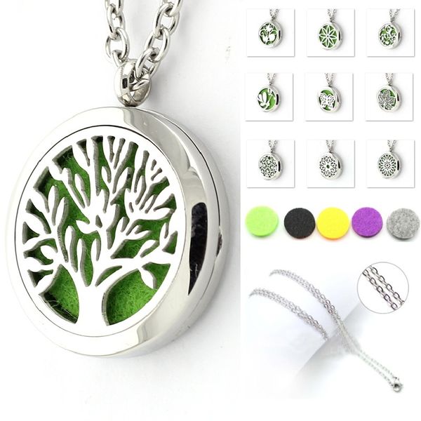premium aromatherapy essential oil diffuser necklace locket pendant, 316l stainless steel jewelry with 24"(60cm) chain and 5 washable p, Silver
premium aromatherapy essential oil diffuser necklace locket pendant, 316l stainless steel jewelry with 24"(60cm) chain and 5 washable p, Silver