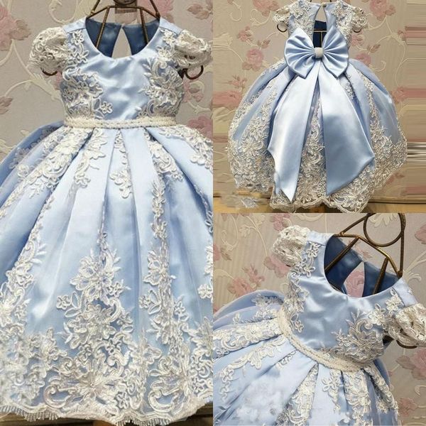 cute ice blue lace flower girls dresses jewel neck cap sleeves bow knot satin girl' pageant dresses kids prom party dress wedding part, White;blue
cute ice blue lace flower girls dresses jewel neck cap sleeves bow knot satin girl' pageant dresses kids prom party dress wedding part, White;blue