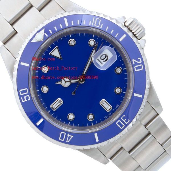 luxury sapphire 40mm 116610 stainless steel bracelet automatic mechanical blue ceramic bezel mens men's watch watches blue dial, Slivery;brown
luxury sapphire 40mm 116610 stainless steel bracelet automatic mechanical blue ceramic bezel mens men's watch watches blue dial, Slivery;brown