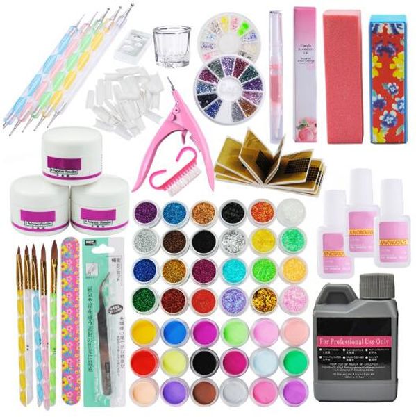 pro acrylic power manicure nail kit acrylic liquid tips cutter glitter rhinestones file brush manicure nail art tool set gel kit
pro acrylic power manicure nail kit acrylic liquid tips cutter glitter rhinestones file brush manicure nail art tool set gel kit