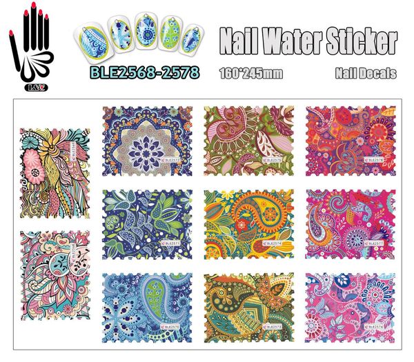 11 sheets/lot nail tattoo ble2568-2578 mandala paisley full nail art water sticker decal for beauty(11 designs in 1, Black
11 sheets/lot nail tattoo ble2568-2578 mandala paisley full nail art water sticker decal for beauty(11 designs in 1, Black