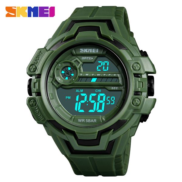 skmei watch men waterproof digital man led display sport watches 2018 chronograph alarm fashion vintage wristwatch, Slivery;brown
skmei watch men waterproof digital man led display sport watches 2018 chronograph alarm fashion vintage wristwatch, Slivery;brown