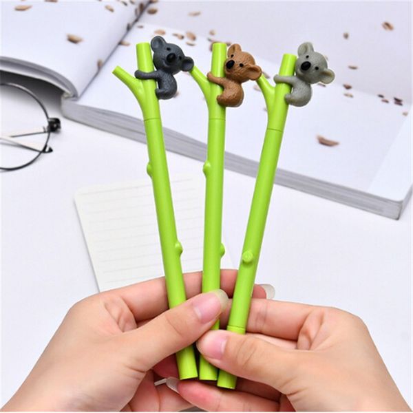 3 pcs cartoon koala branches gel pen black ink 0.5mm creative signing pen writing tool school office student stationery
3 pcs cartoon koala branches gel pen black ink 0.5mm creative signing pen writing tool school office student stationery