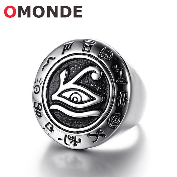 new design men's fashion jewelry ancient egypt sun god horus eye ring with character titanium steel vintage gift male rings, Golden;silver
new design men's fashion jewelry ancient egypt sun god horus eye ring with character titanium steel vintage gift male rings, Golden;silver