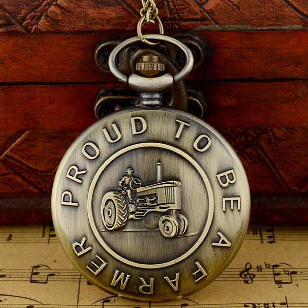 vintage bronze proud to be a faemer quartz pocket watch with chain retro men women pendant necklace clock gift, Slivery;golden
vintage bronze proud to be a faemer quartz pocket watch with chain retro men women pendant necklace clock gift, Slivery;golden