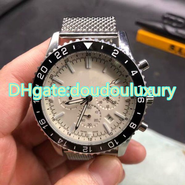new product men's wrist watch black and white dial stainless steel watch vk quartz movement waterproof watches, Slivery;brown
new product men's wrist watch black and white dial stainless steel watch vk quartz movement waterproof watches, Slivery;brown