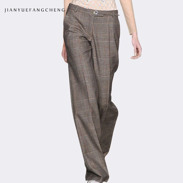pantalon women winter wide leg pants high waist plus size wool trousers casual long female belted zip-up pants loose bottom, Black;white
pantalon women winter wide leg pants high waist plus size wool trousers casual long female belted zip-up pants loose bottom, Black;white