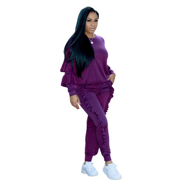 Ruffle Lantern Sleeve 2 Piece Set Women Pant And Top Autumn Plus Size Casual Outfit Sweat Suits Two Piece Tracksuit Female
Ruffle Lantern Sleeve 2 Piece Set Women Pant And Top Autumn Plus Size Casual Outfit Sweat Suits Two Piece Tracksuit Female