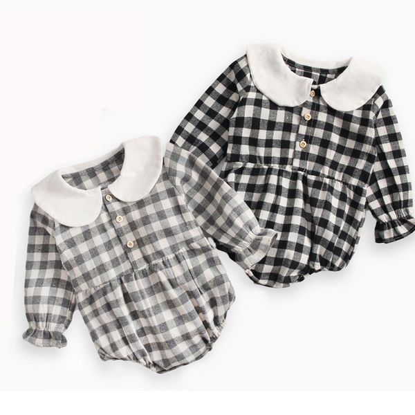2018 autumn winter baby girls boys rompers plaid long sleeve newborn toddler jumpsuits infant baby kids clothes 0-3 years, Blue
2018 autumn winter baby girls boys rompers plaid long sleeve newborn toddler jumpsuits infant baby kids clothes 0-3 years, Blue