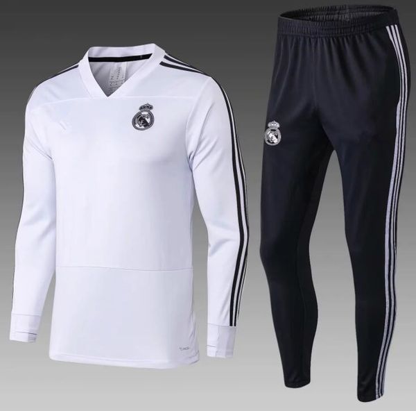 top quality17 18 19real madrid tracksuit home white away black sweater suit long pants 2017 2018 madrid trainning sweater set jacket RONALDO
top quality17 18 19real madrid tracksuit home white away black sweater suit long pants 2017 2018 madrid trainning sweater set jacket RONALDO
