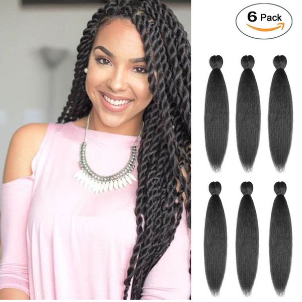 EZ Braid Hair, предварительно растянутые плетеные волосы Синтетические волокна Вязани
EZ Braid Hair, предварительно растянутые плетеные волосы Синтетические волокна Вязани