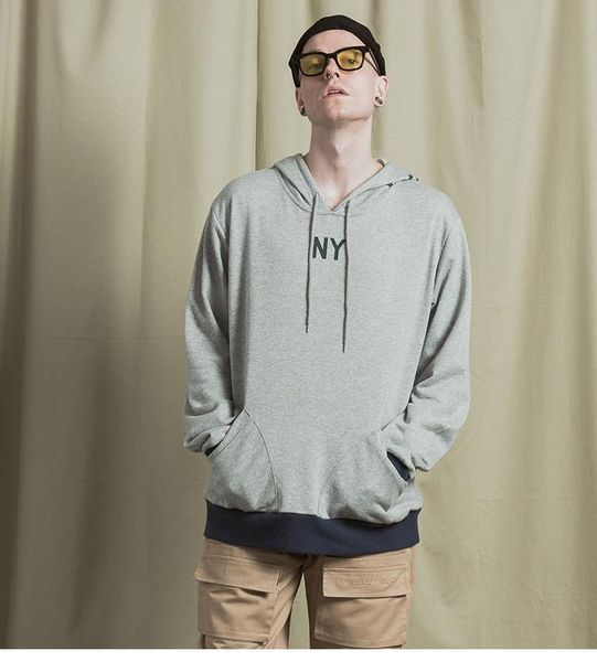 2018 winter mens designer sweatshirt letters print contrast color hoodies special pocket design loose hip pop pullover, Black
2018 winter mens designer sweatshirt letters print contrast color hoodies special pocket design loose hip pop pullover, Black