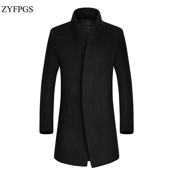 zyfpgs autumn/winter men woolen long coat slim fit woolen jacket solid warm mens peacoat business casual clothes 925, Black
zyfpgs autumn/winter men woolen long coat slim fit woolen jacket solid warm mens peacoat business casual clothes 925, Black