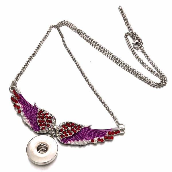 interchangeable crystal wing ginger 290 snap button pendant necklace jewelry fit 18mm snap button charm jewelry for women gift, Silver
interchangeable crystal wing ginger 290 snap button pendant necklace jewelry fit 18mm snap button charm jewelry for women gift, Silver
