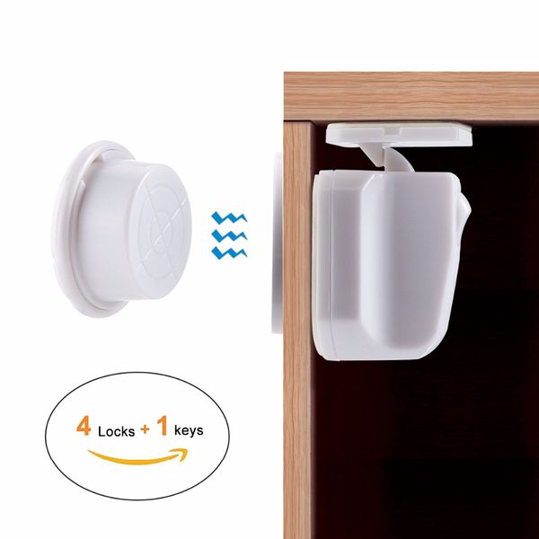 nosii baby safety magnetic 4 locks cabinet locks 1 key child safety drawer set
nosii baby safety magnetic 4 locks cabinet locks 1 key child safety drawer set