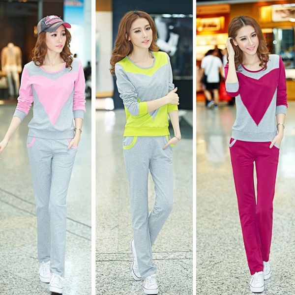 wholesale- 2017 spring and autumn ladies new korean version of the large size running set outdoor fitness play sweater two-piece set round, Black;blue
wholesale- 2017 spring and autumn ladies new korean version of the large size running set outdoor fitness play sweater two-piece set round, Black;blue