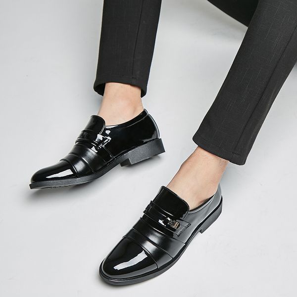italian brand oxford shoes for men patent leather office shoes designer wedding shoes men elegant loafers laarzen dames mocassin homme, Black
italian brand oxford shoes for men patent leather office shoes designer wedding shoes men elegant loafers laarzen dames mocassin homme, Black