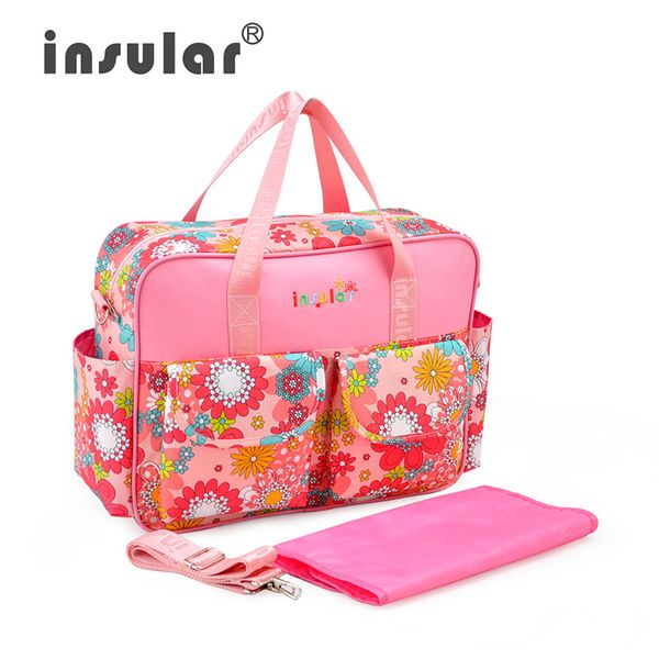 insular floral mummy nappy bag brand large capacity baby stroller hanging organizer women travel handbag designer nursing bag
insular floral mummy nappy bag brand large capacity baby stroller hanging organizer women travel handbag designer nursing bag