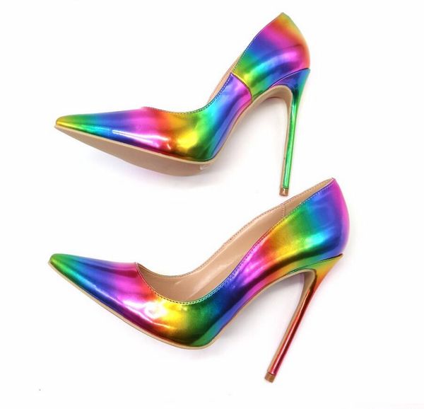 fashion new woman women lady 2019 real pic colorful rainbow printed pointed toe female 12cm .5cm 8cm high heel shoes pumps, Black
fashion new woman women lady 2019 real pic colorful rainbow printed pointed toe female 12cm .5cm 8cm high heel shoes pumps, Black