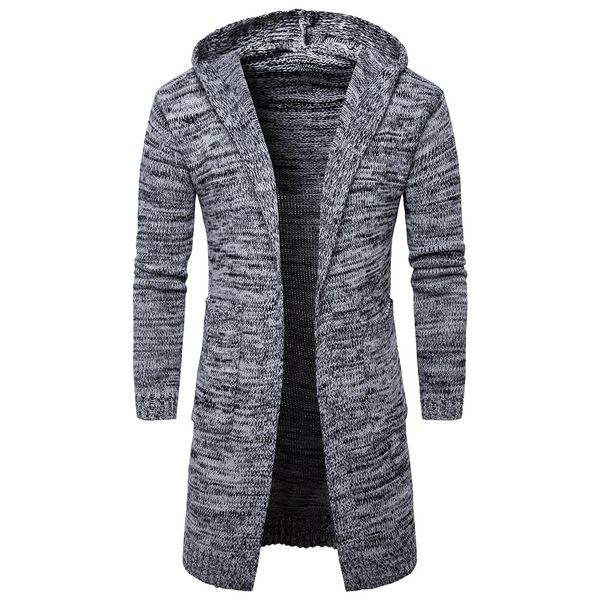 autumn men sweater fashion korean style long sleeve male cardigan sweater slim fit casual winter hooded sweater, White;black
autumn men sweater fashion korean style long sleeve male cardigan sweater slim fit casual winter hooded sweater, White;black