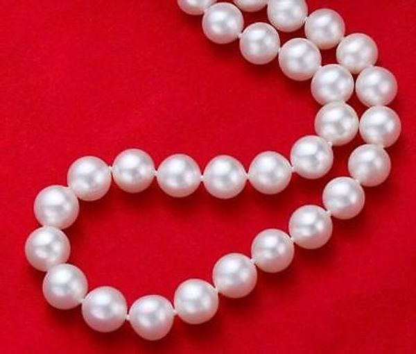 fine pearls jewelry 9-10mm genuine natural south sea white pearl necklace 18inch, Black
fine pearls jewelry 9-10mm genuine natural south sea white pearl necklace 18inch, Black