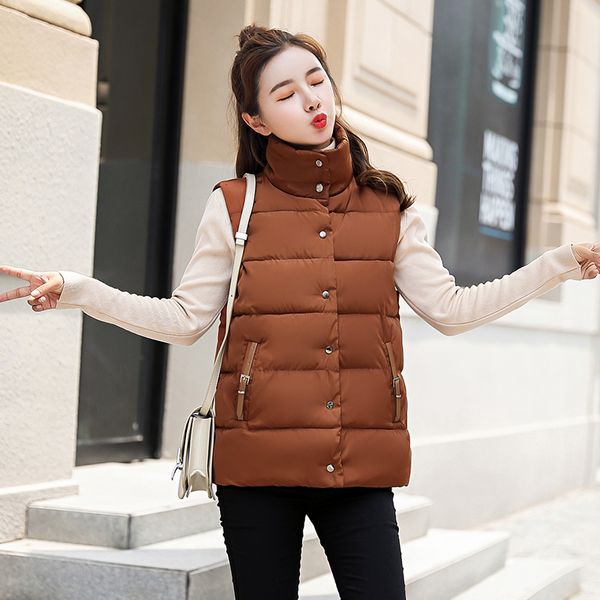 hetobeto women winter vest waistcoat 2018 spring autumn vest female casual warm vests women's sleeveless jacket coat, Black;white
hetobeto women winter vest waistcoat 2018 spring autumn vest female casual warm vests women's sleeveless jacket coat, Black;white