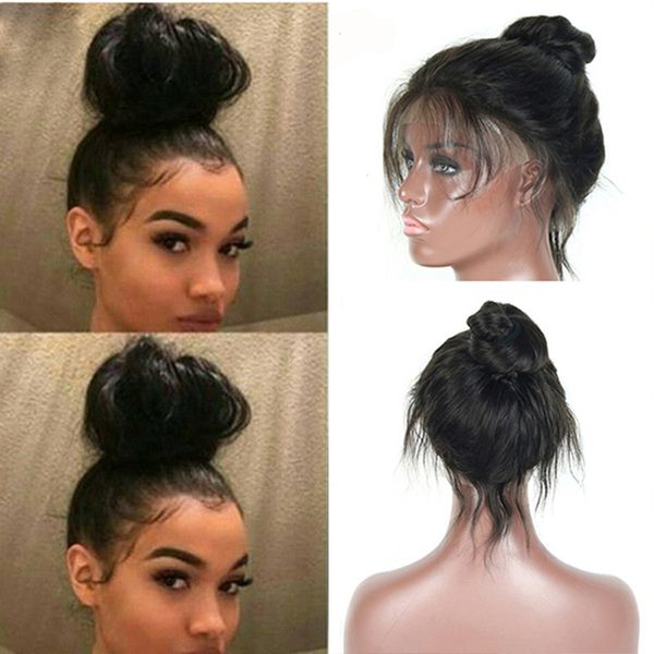 high ponytail pre plucked full lace human hair wigs with baby hair silky straight body wave brazilian hair lace wigs for black women, Black;brown
high ponytail pre plucked full lace human hair wigs with baby hair silky straight body wave brazilian hair lace wigs for black women, Black;brown