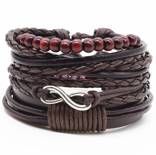new punk moda boho beads pulseira masculina feminina infinite charm leather bracelet men women jewelry accessories wholesale, Golden;silver
new punk moda boho beads pulseira masculina feminina infinite charm leather bracelet men women jewelry accessories wholesale, Golden;silver