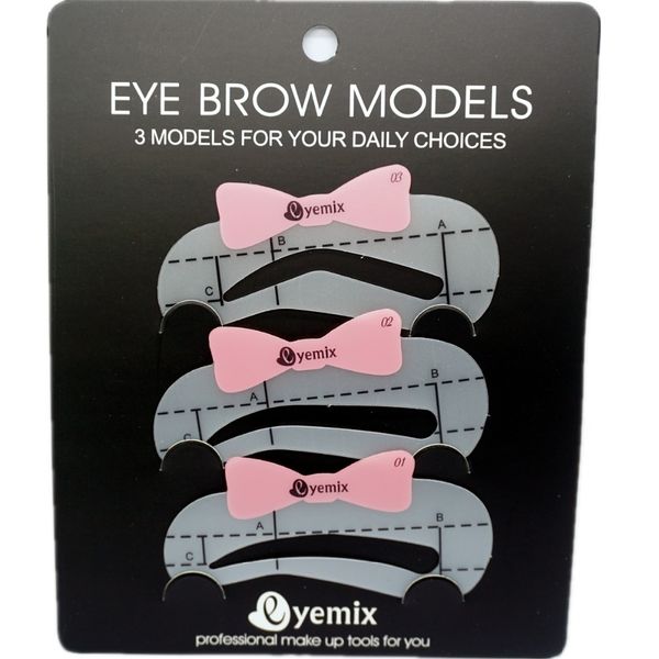 eyebrow stencils 3 styles reusable eyebrow drawing guide card brow template makeup tools eva environmental materials
eyebrow stencils 3 styles reusable eyebrow drawing guide card brow template makeup tools eva environmental materials
