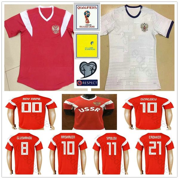Thai Quality Russia Soccer Jerseys 10 DZAGOEV ARSHAVIN 11 KERZHAKOV 23 KOMBAROV 9 KOKORIN SAMEDOV Red White 2018 World Cup Football Shirt
Thai Quality Russia Soccer Jerseys 10 DZAGOEV ARSHAVIN 11 KERZHAKOV 23 KOMBAROV 9 KOKORIN SAMEDOV Red White 2018 World Cup Football Shirt