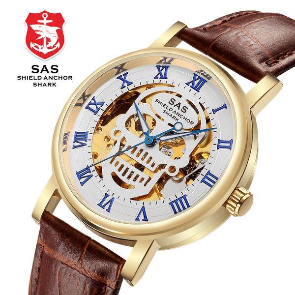 watch men skeleton automatic mechanical watch gold skeleton man's mens watches clock montre homme relojes, Slivery;brown
watch men skeleton automatic mechanical watch gold skeleton man's mens watches clock montre homme relojes, Slivery;brown