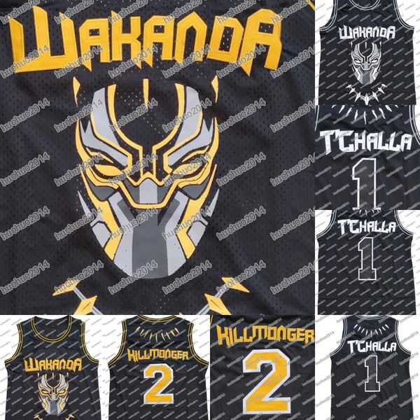 Black Panther Wakanda Movie Jersey #1 T'Challa #2 Killmonger 100% Stitched Jerseys Men Black Free Shipping
Black Panther Wakanda Movie Jersey #1 T'Challa #2 Killmonger 100% Stitched Jerseys Men Black Free Shipping