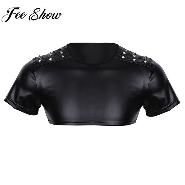 feeshow 2018 fashion summer crop for men leather gay muscle half tank erotic clubwear stage costume crop, White;black
feeshow 2018 fashion summer crop for men leather gay muscle half tank erotic clubwear stage costume crop, White;black