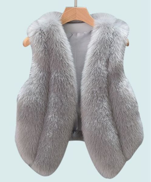 new winter fox fur vest female imitation short plush vest vest stitching season jacket size 3xl w009, Black
new winter fox fur vest female imitation short plush vest vest stitching season jacket size 3xl w009, Black