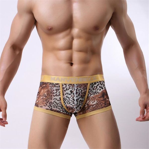 2018 brand new men summer breathable boxers shorts mens leopard print underwear brand fashion pouch boxer underpant, Black;white
2018 brand new men summer breathable boxers shorts mens leopard print underwear brand fashion pouch boxer underpant, Black;white
