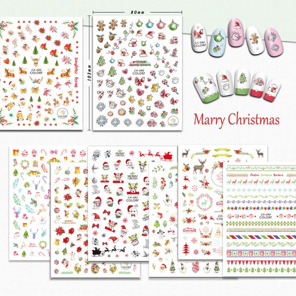1sheets christmas gift fall autumn sea designs nail art stickers 3d adhesive decoration manicure decor decals foils trca073-090, Black
1sheets christmas gift fall autumn sea designs nail art stickers 3d adhesive decoration manicure decor decals foils trca073-090, Black