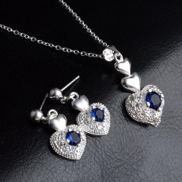 fashion heart-shaped zircon jewelry silver-plated jewelry set popular women's new product style sell recommendations
fashion heart-shaped zircon jewelry silver-plated jewelry set popular women's new product style sell recommendations