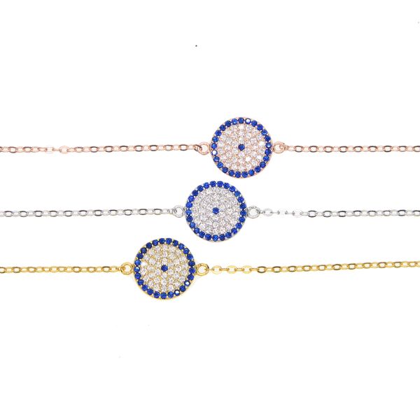 fine silver bracelet simple round geometric charm micro paved cz evil eye disco bracelets for girl, Golden;silver
fine silver bracelet simple round geometric charm micro paved cz evil eye disco bracelets for girl, Golden;silver