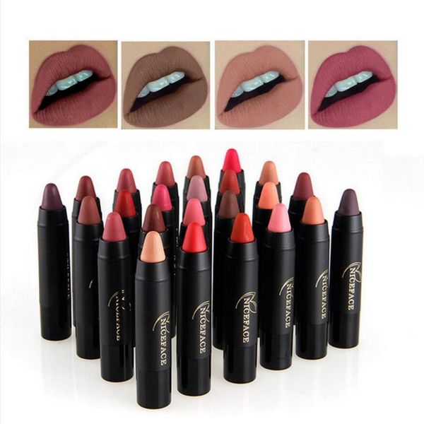 dropship niceface 24 colors lipstick pencil cosmetics matte lips pigment nude lipstick long lasting matte lipstick pencil makeup 12pcs/lot
dropship niceface 24 colors lipstick pencil cosmetics matte lips pigment nude lipstick long lasting matte lipstick pencil makeup 12pcs/lot