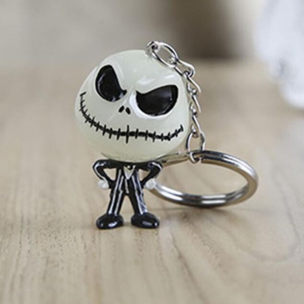 the nightmare before christmas jack skellington keychain key ring hanger the head glowed in the dark, Silver
the nightmare before christmas jack skellington keychain key ring hanger the head glowed in the dark, Silver