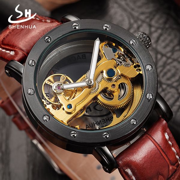 transparent hollow mechanical watches brand luxury automatic black watch men clock skeleton leather men's wristwatches reloj d18100706, Slivery;brown
transparent hollow mechanical watches brand luxury automatic black watch men clock skeleton leather men's wristwatches reloj d18100706, Slivery;brown