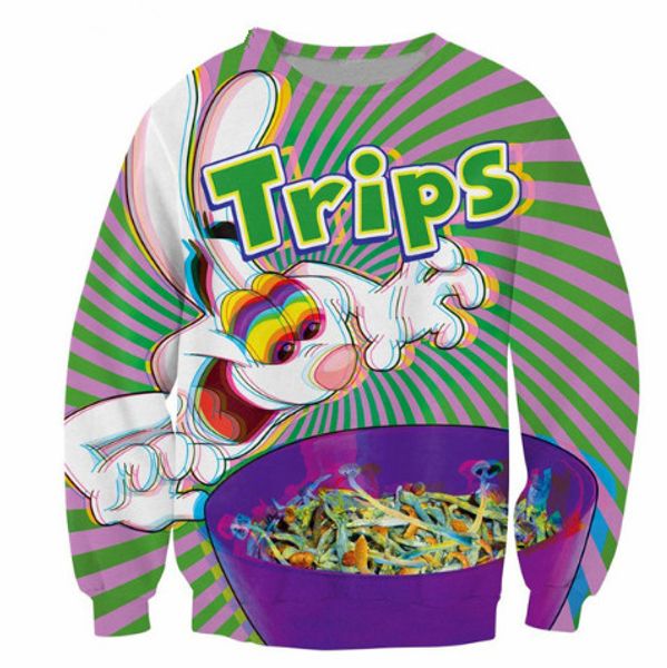 новая мода trippy яркий trix кролик psychedelic 3d печати потливость мода одежда женщины мужчины толстовка повседневный пуловеры k12, Black
новая мода trippy яркий trix кролик psychedelic 3d печати потливость мода одежда женщины мужчины толстовка повседневный пуловеры k12, Black