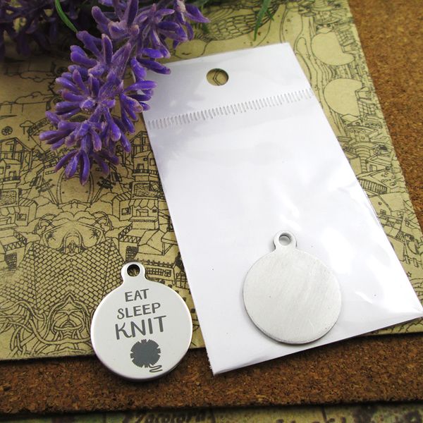 40pcs--"eat sleep knit"stainless steel charms more style for choosing diy charms pendants for necklace, Bronze;silver
40pcs--"eat sleep knit"stainless steel charms more style for choosing diy charms pendants for necklace, Bronze;silver
