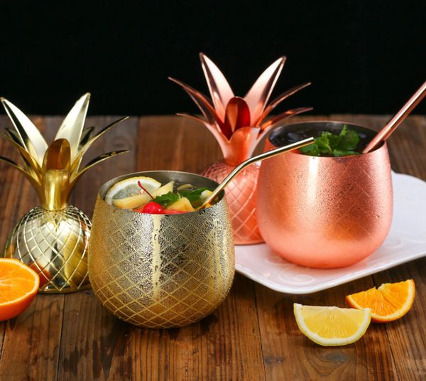 2018 latest personality 304 stainless steel pineapple cup moscow mule pineapple cocktail cup special metal cup with lid
2018 latest personality 304 stainless steel pineapple cup moscow mule pineapple cocktail cup special metal cup with lid