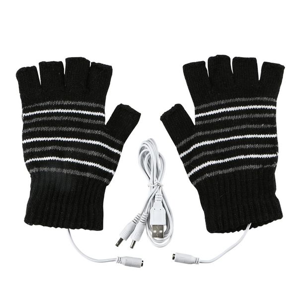 winter electric usb heatting hand warming half finger gloves +usb cable for men women knitting mittens black, Blue;gray
winter electric usb heatting hand warming half finger gloves +usb cable for men women knitting mittens black, Blue;gray