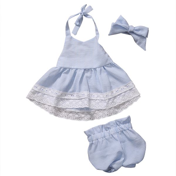 cute newborn baby girl summer clothes sleeveless backless lace tops+bow shorts baby bloomers 2pcs striped sunsuit set, White
cute newborn baby girl summer clothes sleeveless backless lace tops+bow shorts baby bloomers 2pcs striped sunsuit set, White