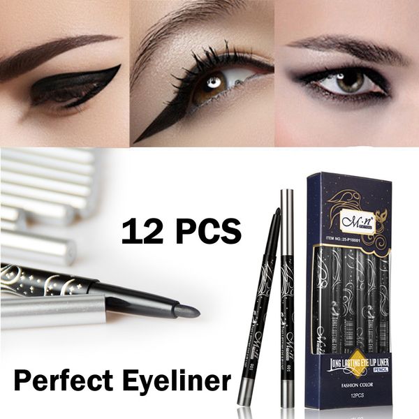 menow eyeliner 12pcs black rotate eye eyeliner woodiness pencil makeup cosmetic set professional drop shipping dot5
menow eyeliner 12pcs black rotate eye eyeliner woodiness pencil makeup cosmetic set professional drop shipping dot5