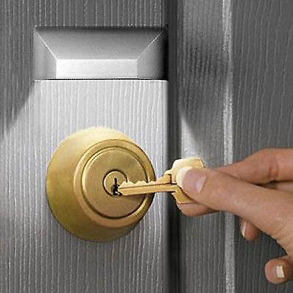 smart infrared ir wireless auto sensor motion detector keyhole 4 led light lamp