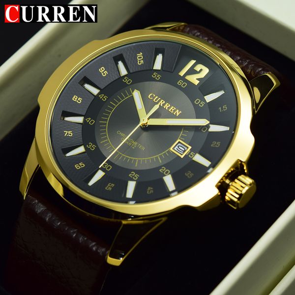 curren gold man watch 2017 men watches famous male wristwatch mens clock man hodinky relogio masculino, Slivery;brown
curren gold man watch 2017 men watches famous male wristwatch mens clock man hodinky relogio masculino, Slivery;brown
